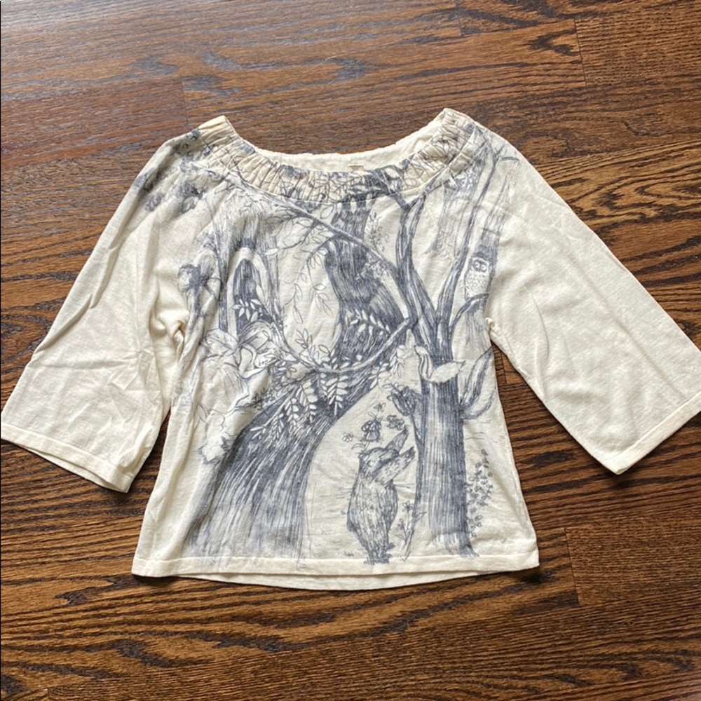 Anthropologie Wool/Cashmere Tunic Sweater XS